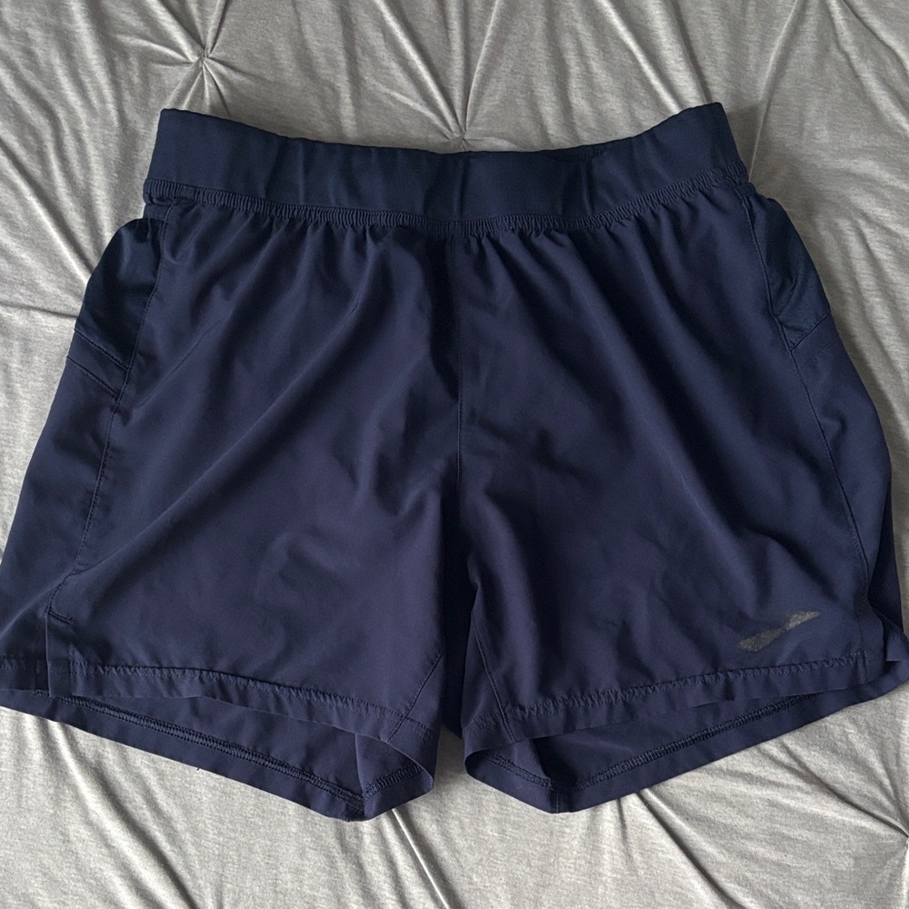 Brooks Men’s Running Shorts Navy Blue